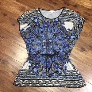 Dress Barn cinch waist top